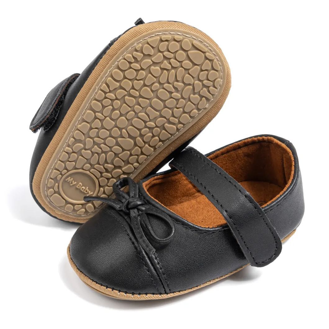Little Fair Lady PU Upper Toddler Dress Shoes Wholesale-JZ Baby
