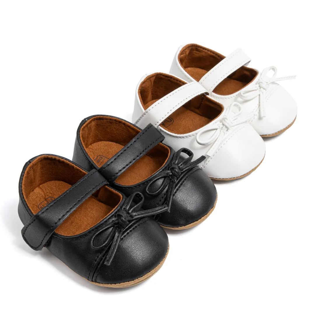 Little Fair Lady PU Upper Toddler Dress Shoes Wholesale-JZ Baby