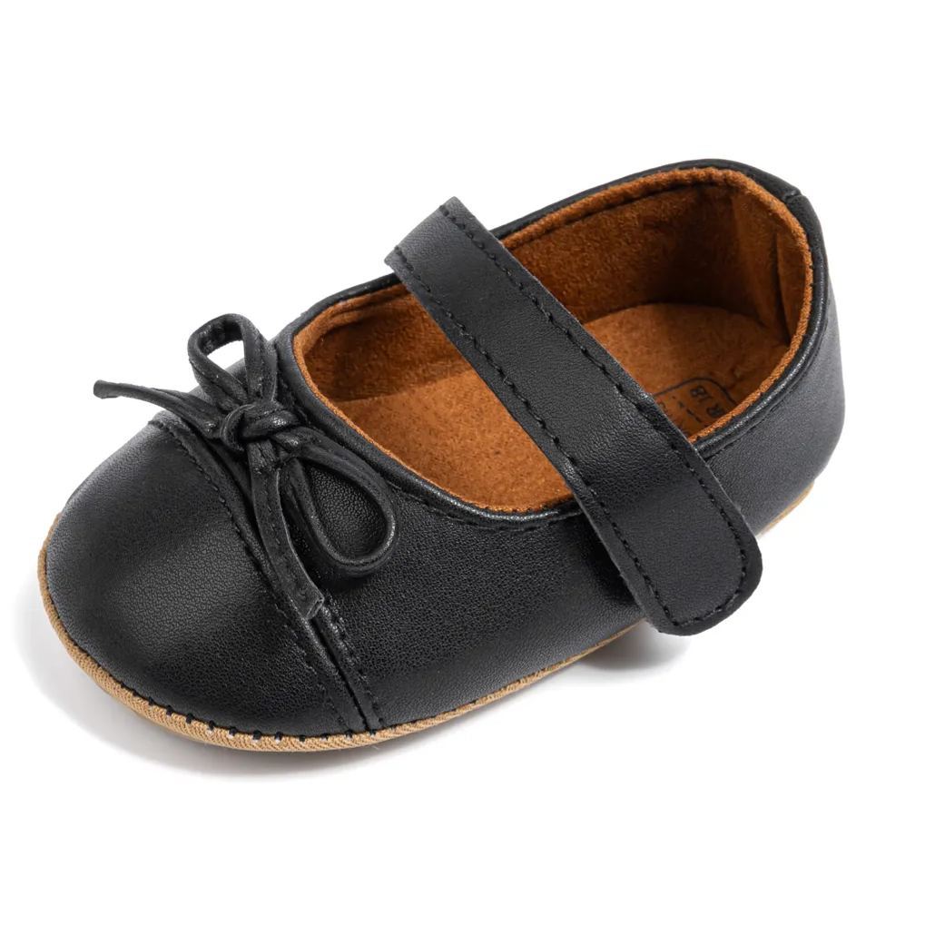 Little Fair Lady PU Upper Toddler Dress Shoes Wholesale-JZ Baby