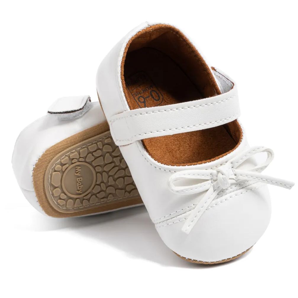 Little Fair Lady PU Upper Toddler Dress Shoes Wholesale-JZ Baby