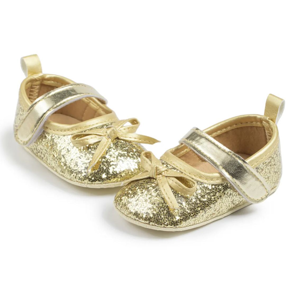 Glitter Bow-knot Party 0-18 M Girl Dress Shoes Wholesale-JZ Baby