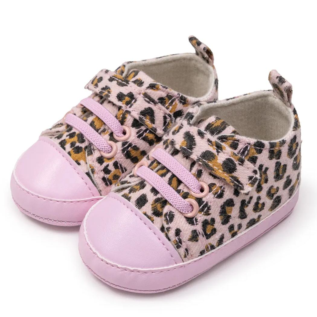 Pink Leopard Classic Baby Walking Shoes Wholesale-JZ Baby