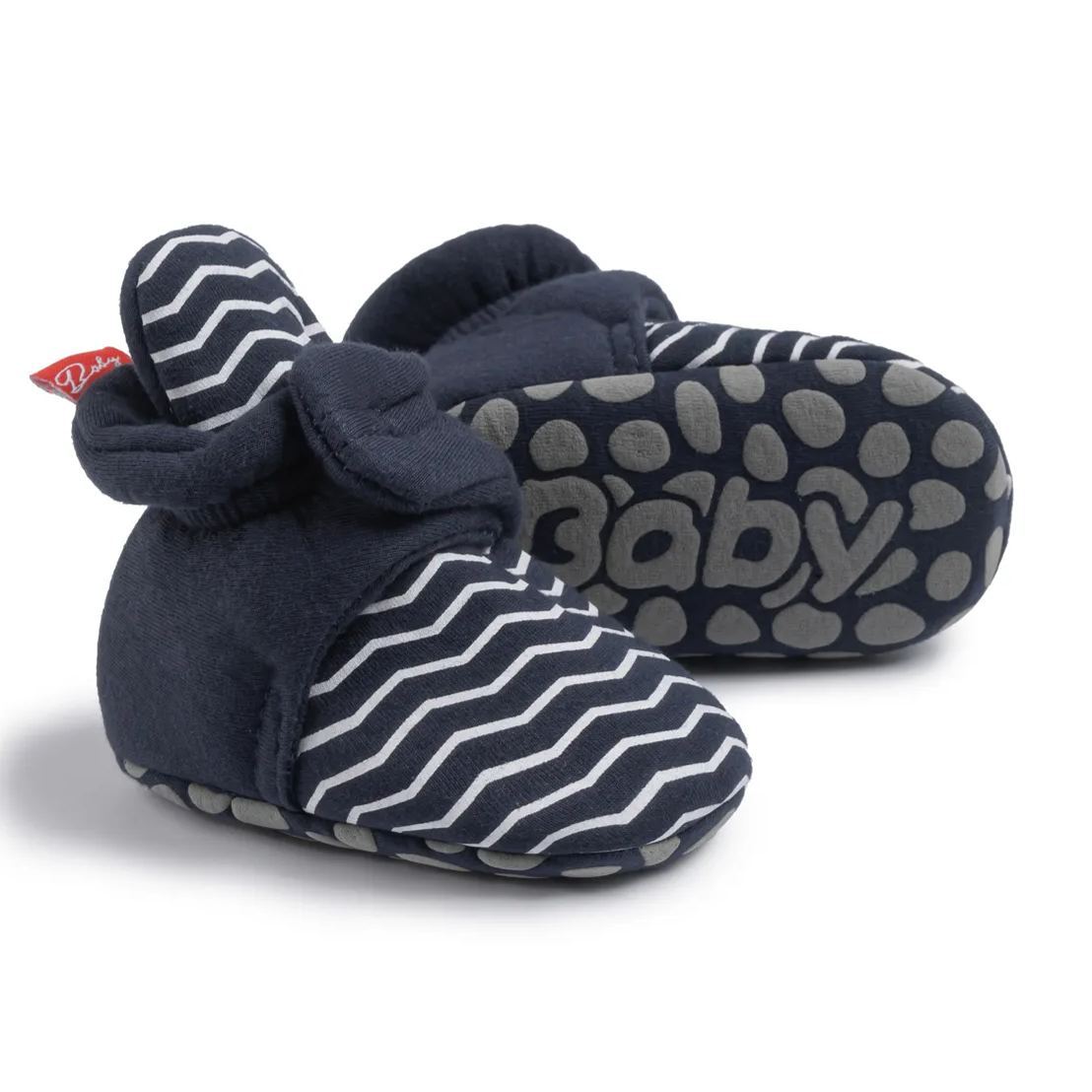 Wavy Grain Anti-Slip Toddler Baby Booties Wholesale-JZ Baby