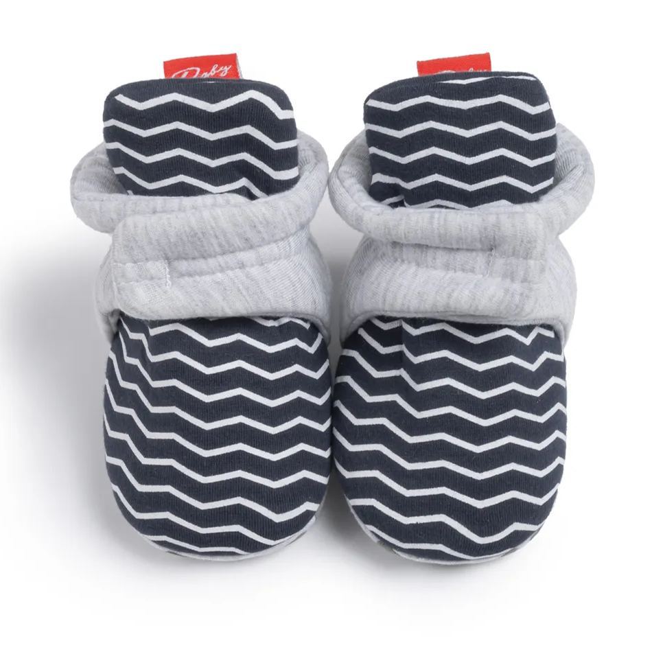 Wavy Grain Anti-Slip Toddler Baby Booties Wholesale-JZ Baby