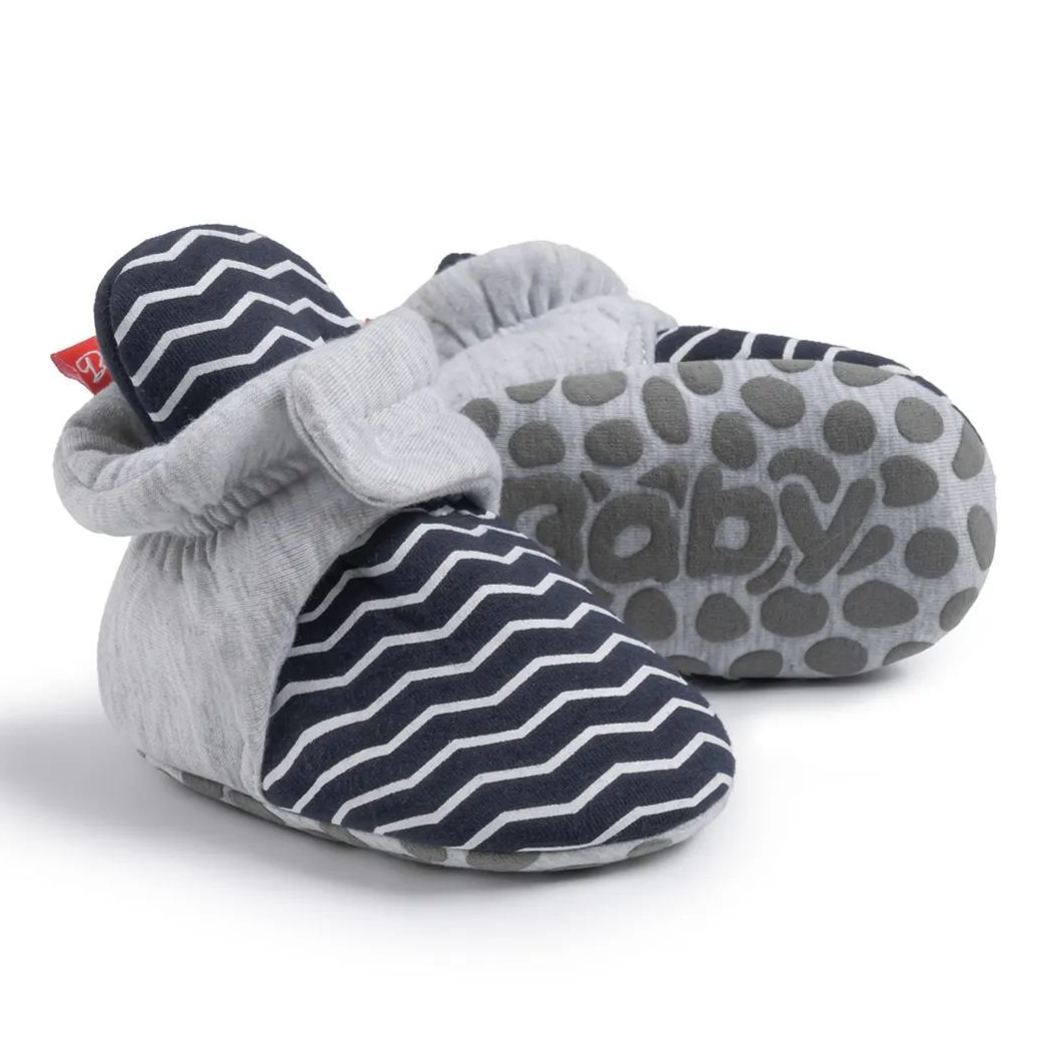 Wavy Grain Anti-Slip Toddler Baby Booties Wholesale-JZ Baby