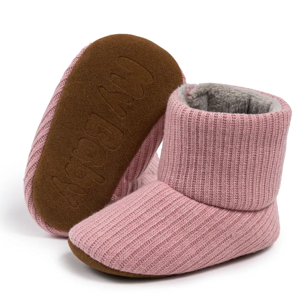 Knitting Winter Cotton Warm Newborn Baby Boots