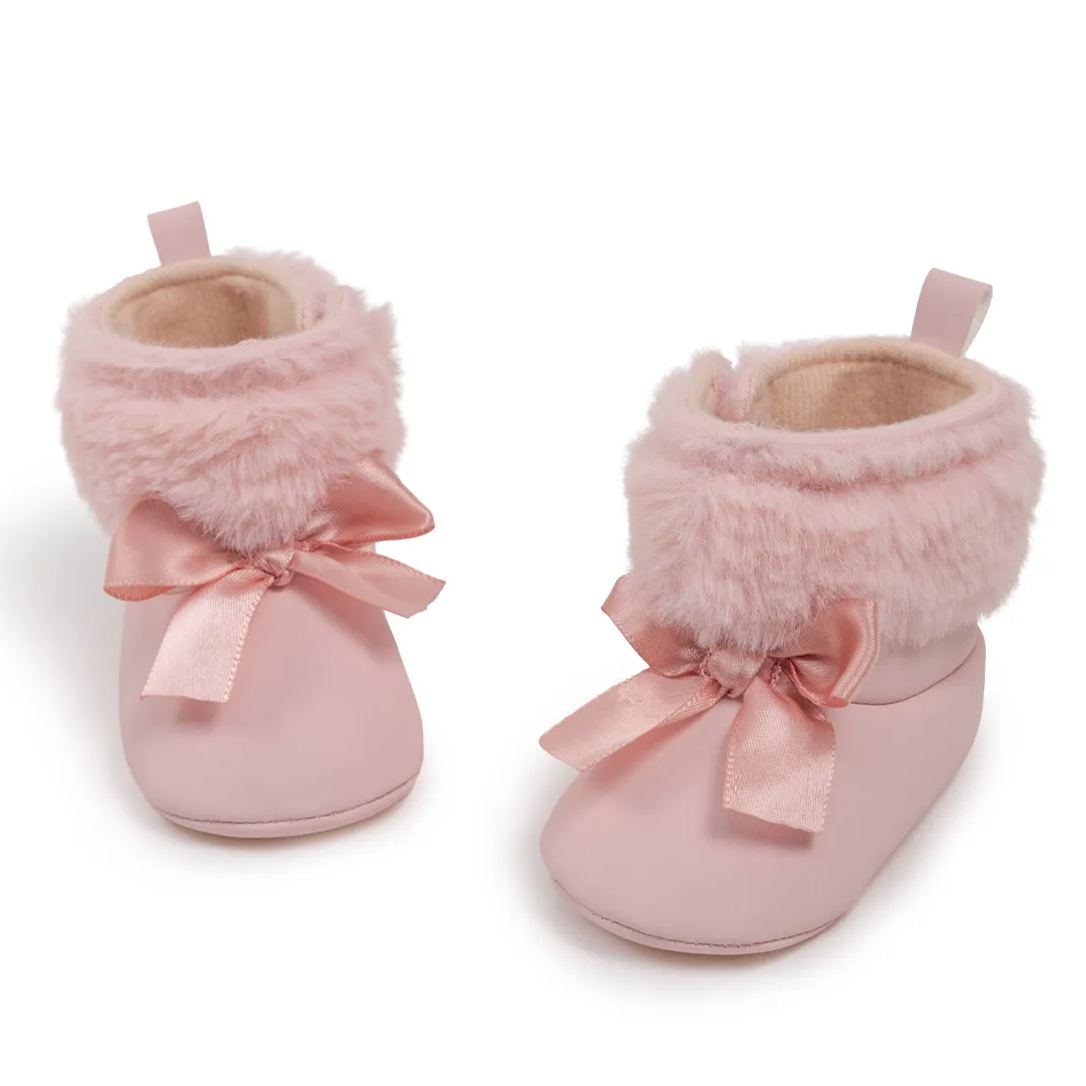 2024 Design PU Outdoor Warm Winter Baby Girl Boots