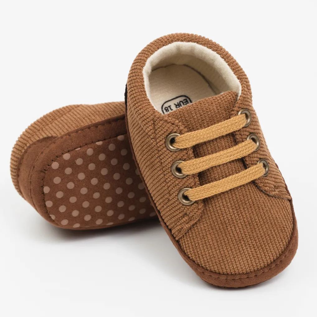 Twill Little Gentleman Baby Everyday Shoes Wholesale-JZ Baby
