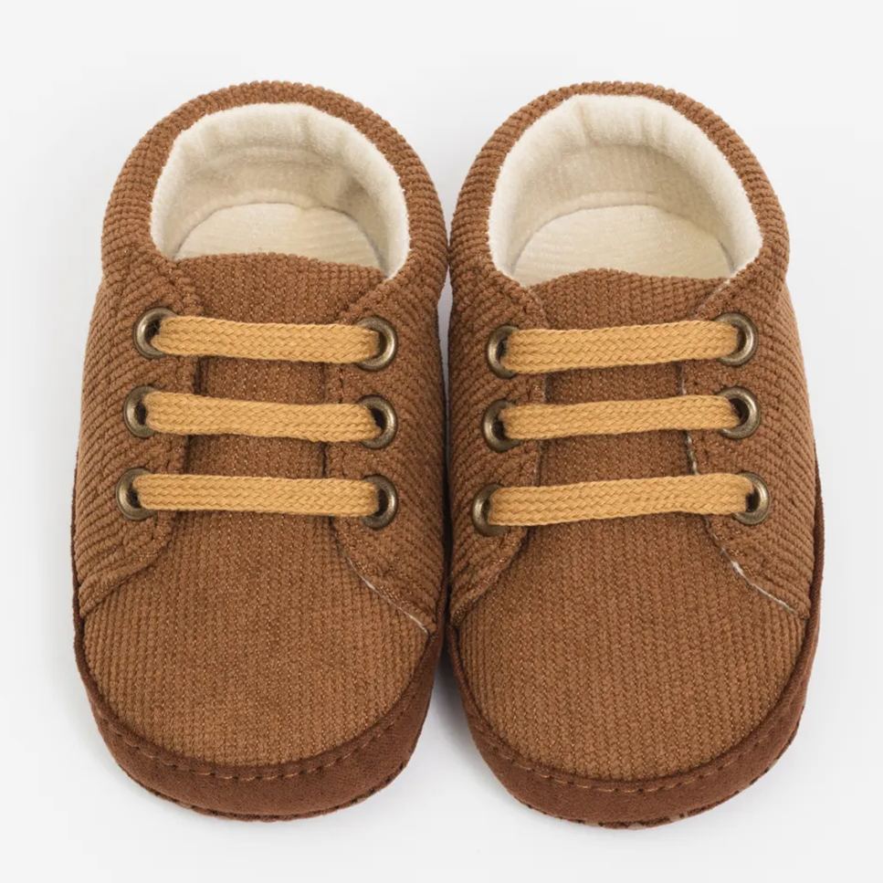Twill Little Gentleman Baby Everyday Shoes Wholesale-JZ Baby