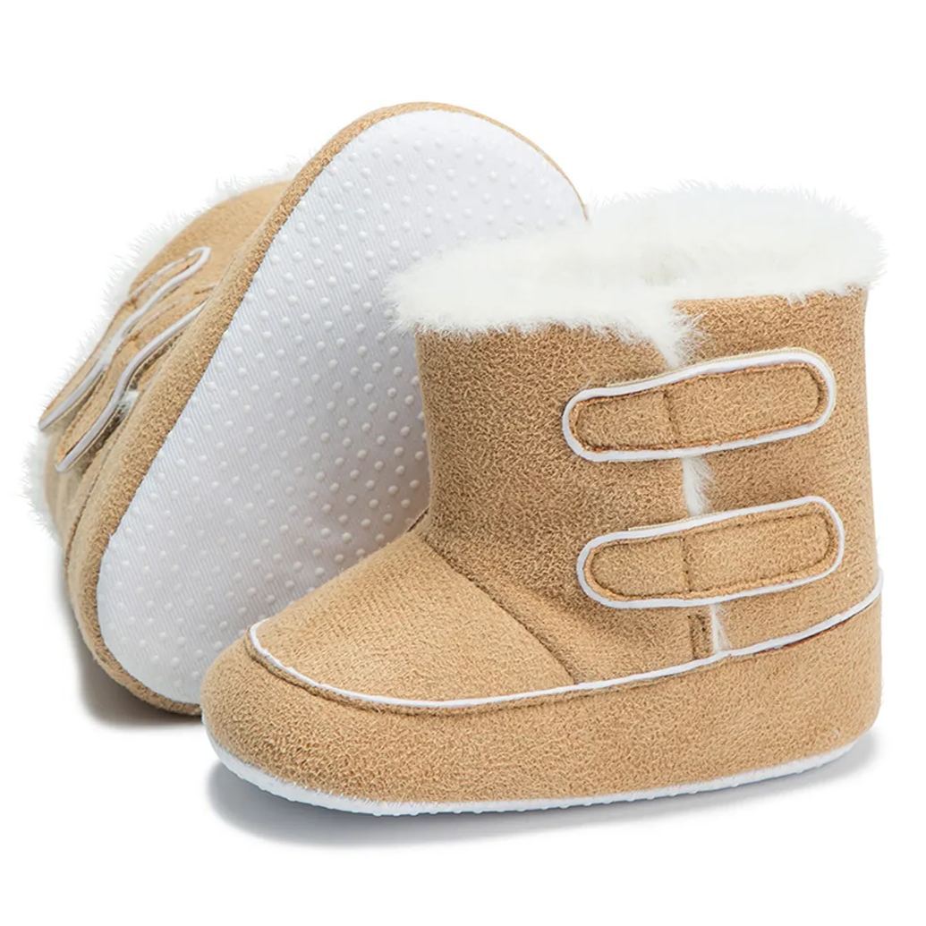Faux Suede Upper Warm Winter Baby Boots Customization-JZ Baby