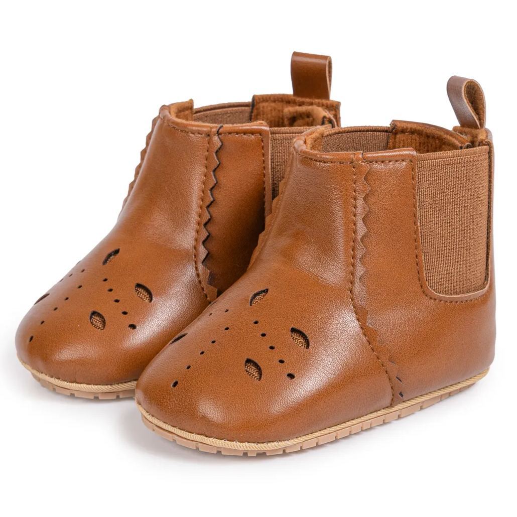 Leather 0-18 Month Baby Boy Girl Boots Wholesale-JZ Baby