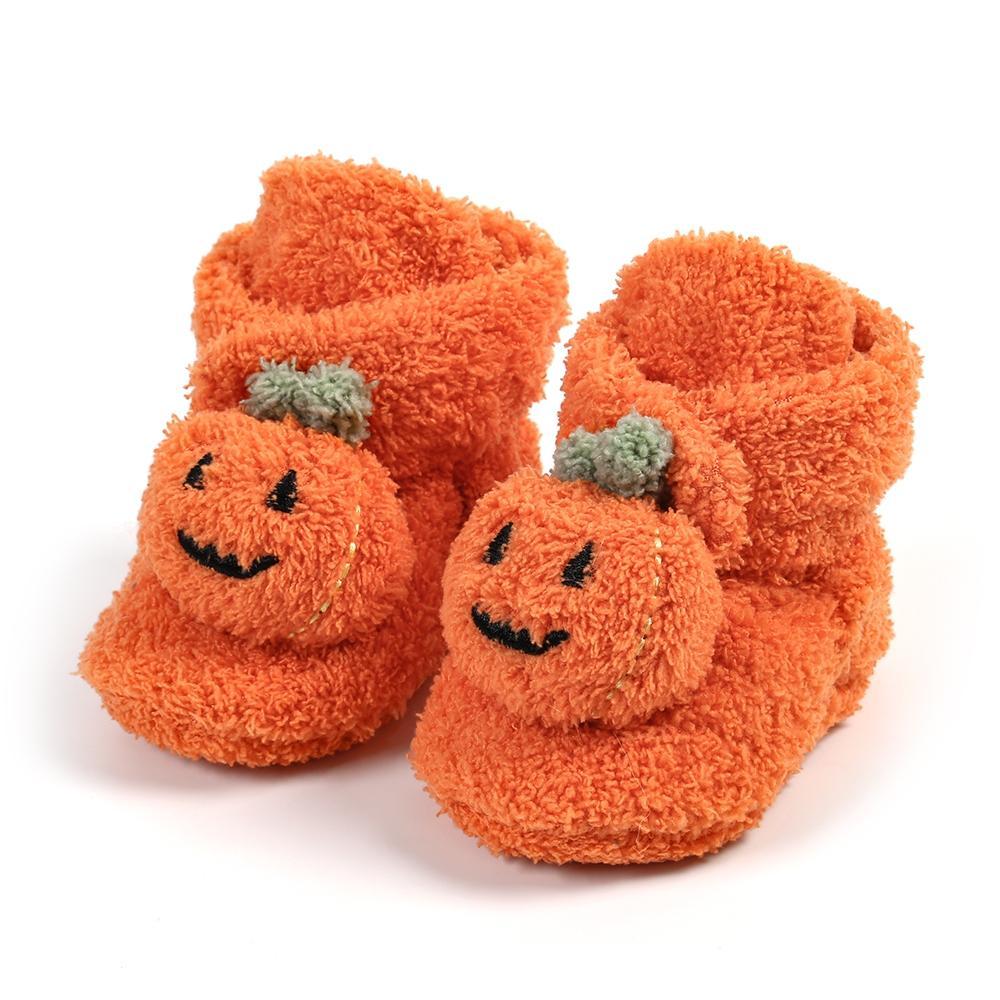 Pumpkin Baby Booties For Halloween Wholesale