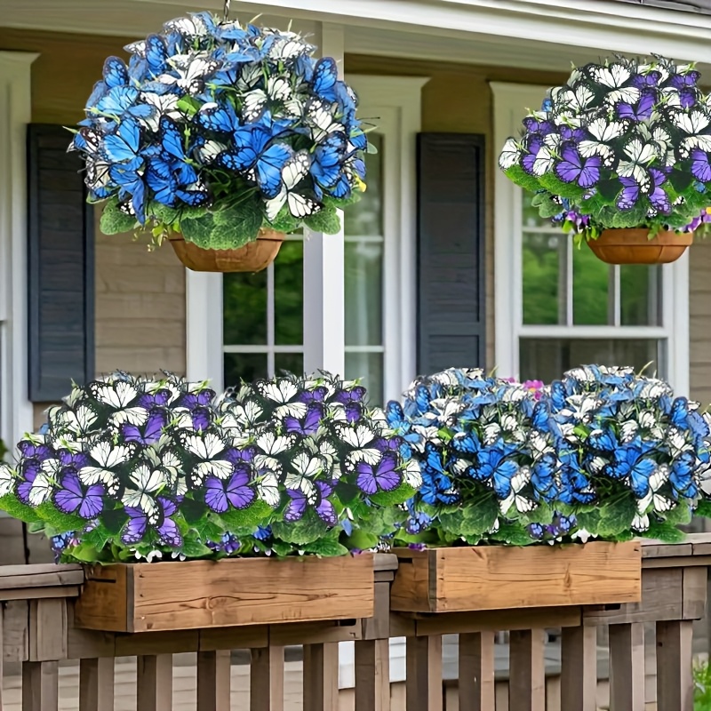 🔥Each $2.99 On Sale Today Only🦋Artificial Butterfly Flowers- UV resistant, Waterproof, Windproof