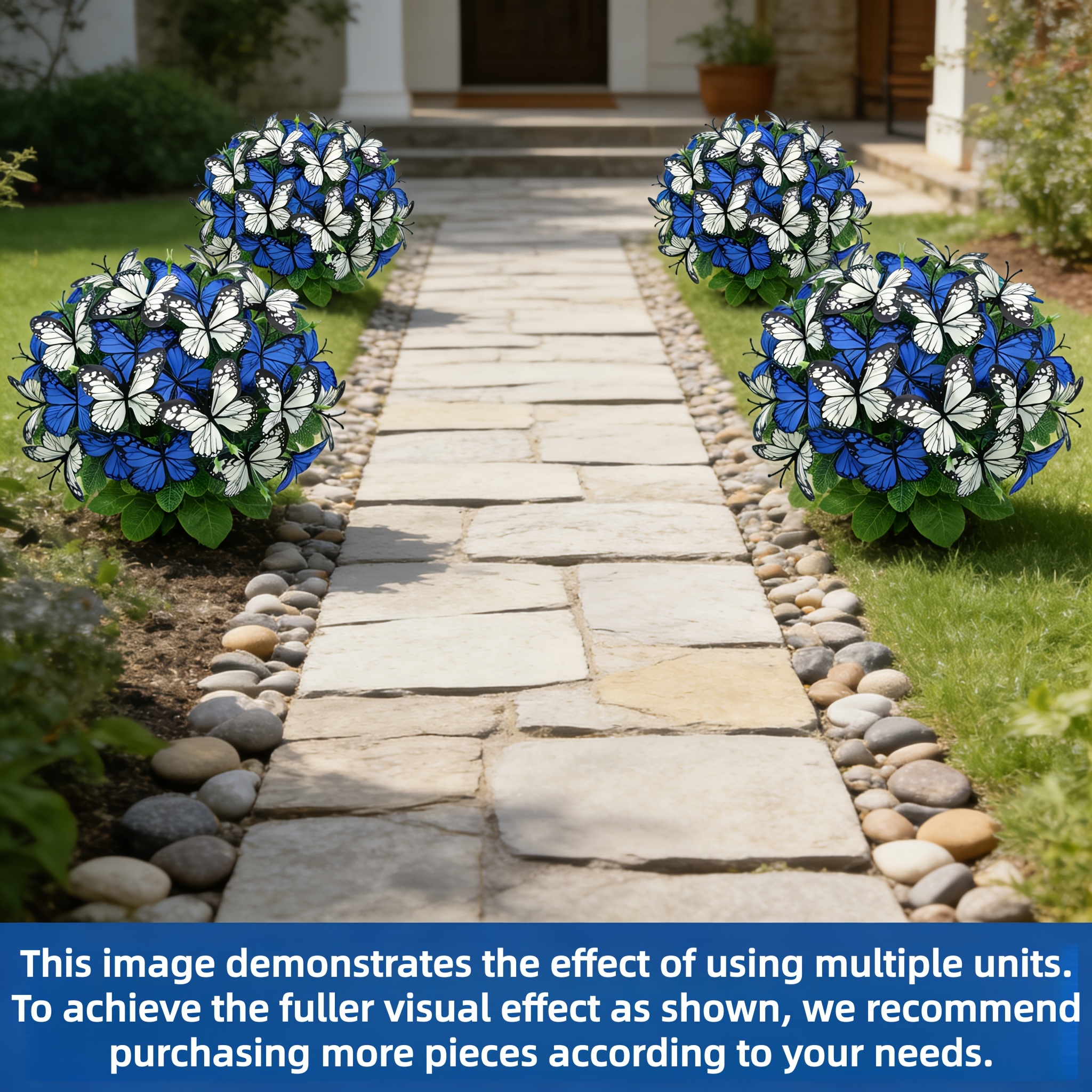 🔥Each $2.99 On Sale Today Only🦋Artificial Butterfly Flowers- UV resistant, Waterproof, Windproof