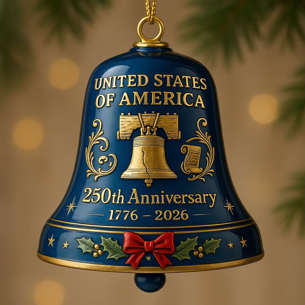 🌟Made in Texas, USA🔔USA 250th Anniversary 3D Commemorative Clock