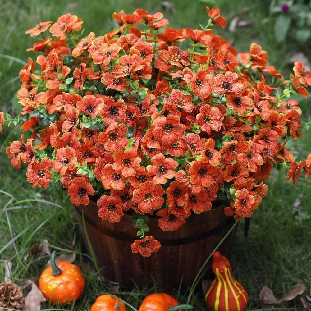 Outdoor Hanging Faux Silk Daisy with Eucalyptus 12 Bundles - 14”