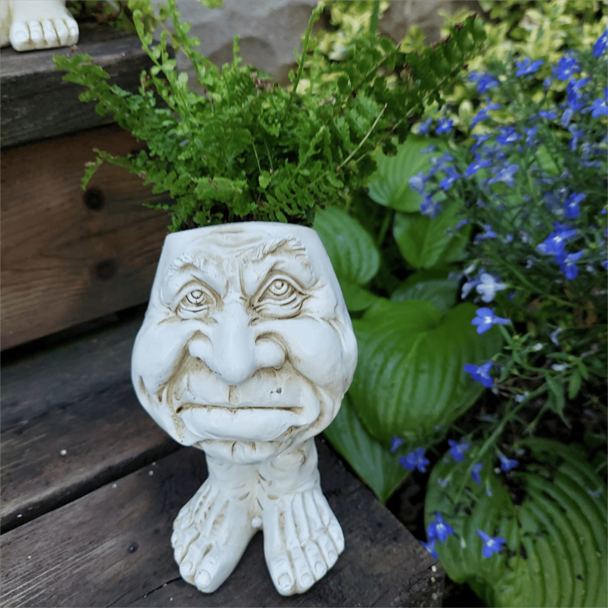 Last Day 70% OFF - Mugglys Face Statue Planter