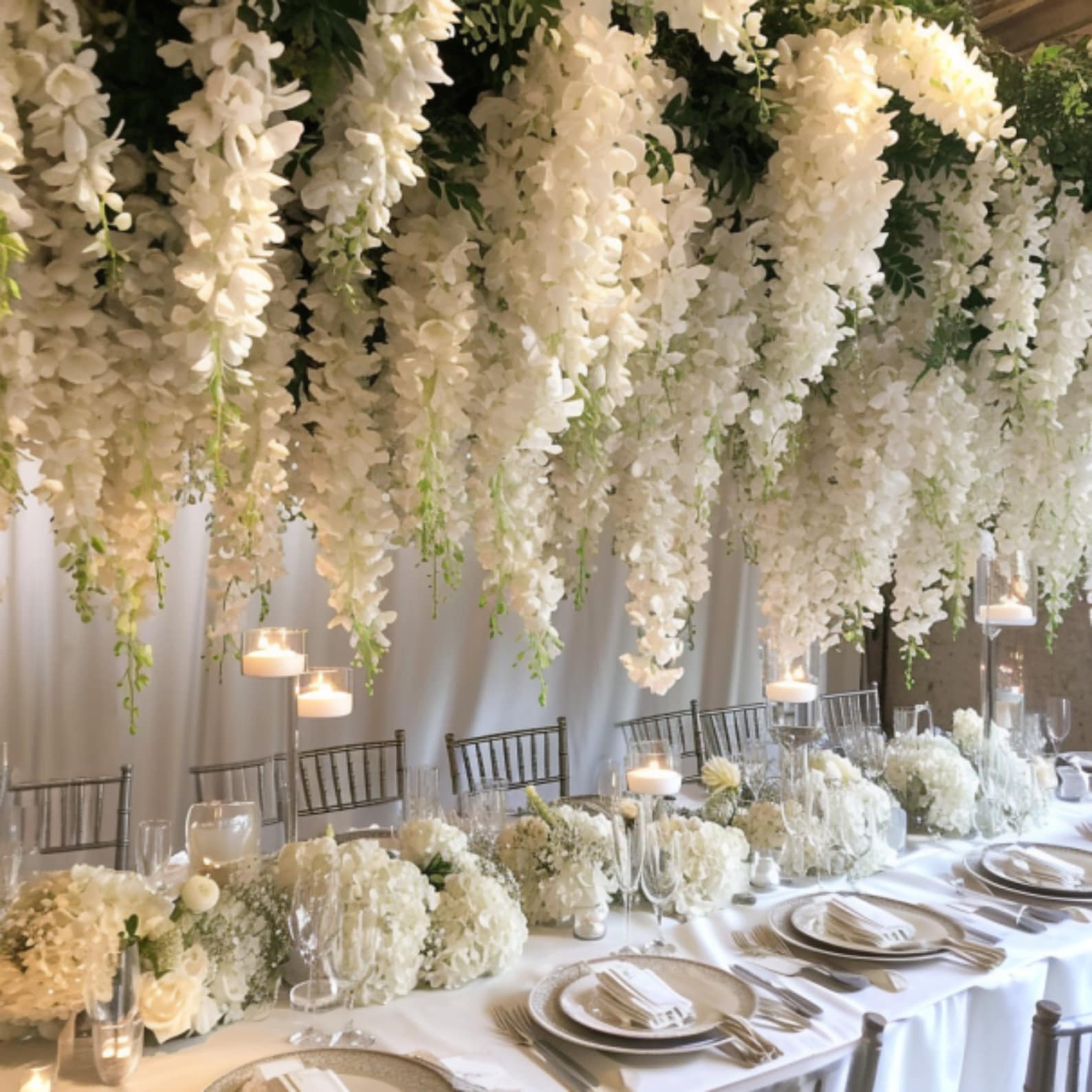 💥2024 HOT SALE🌸No Maintenance, Pruning or Watering! UV Resistant Lifelike Artificial Wisteria Flower