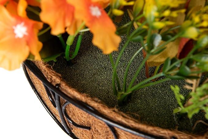 20" Fully Assembled Silk Rose Peony Arrangement