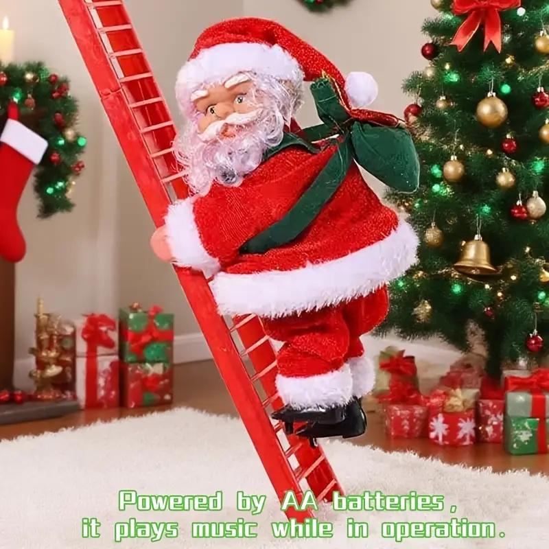 🎅 Early Christmas Sale🎅Electric Climbing Santa With Music