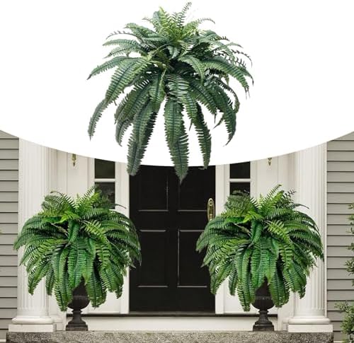 🔥 $9.98 On Sale Today Only 🌱 UV-Resistant Lifelike Artificial Boston Fern