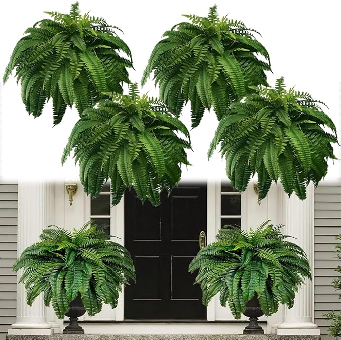 🔥 $9.98 On Sale Today Only 🌱 UV-Resistant Lifelike Artificial Boston Fern