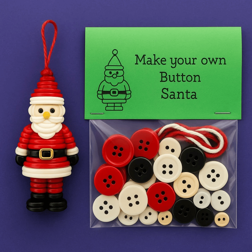 🔥🎅☃️ DIY Button Ornament Kits