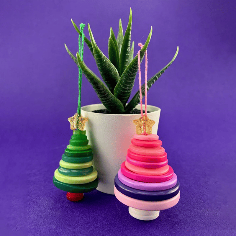 🔥🎅☃️ DIY Button Ornament Kits