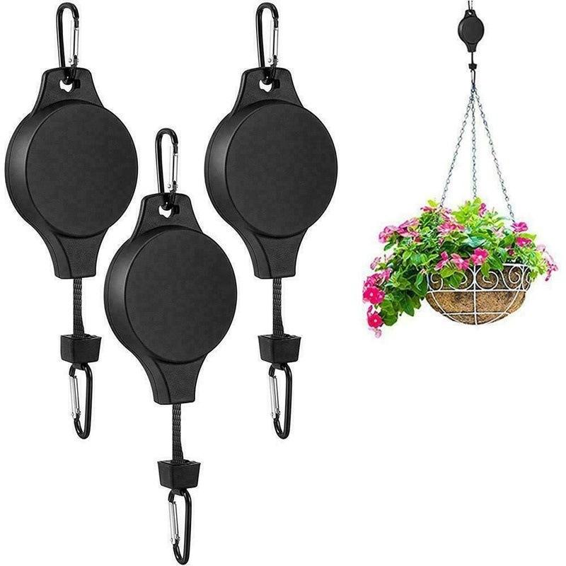 🔥 $9.98 On Sale Today Only 🌳Plant Pulley Set For Garden Baskets Pots, Birds Feeder