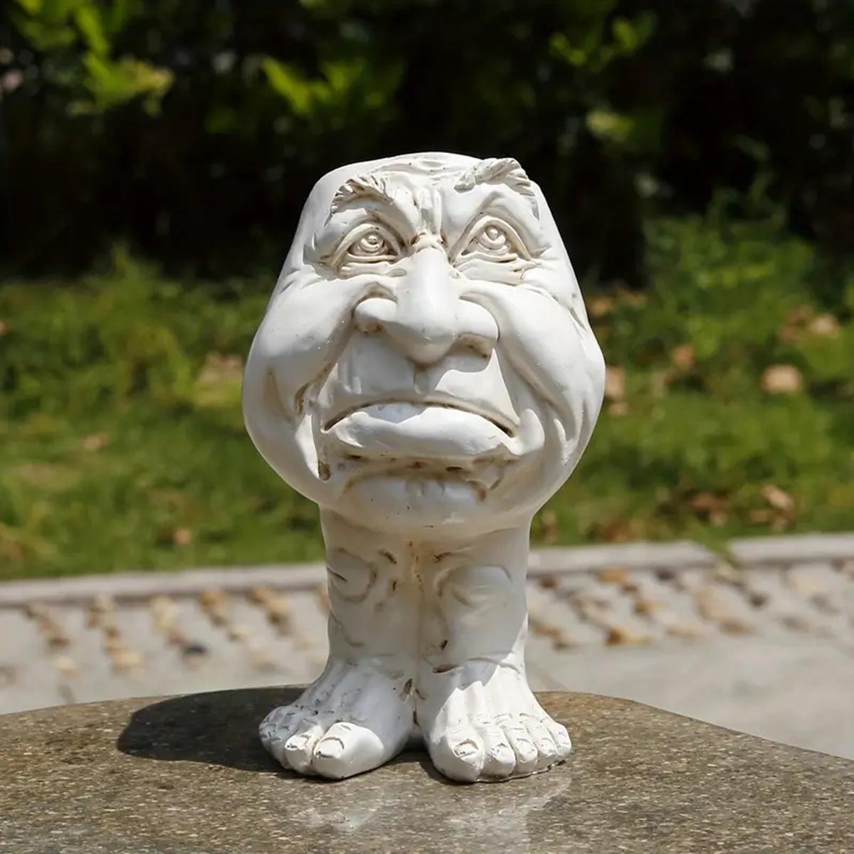 Last Day 70% OFF - Mugglys Face Statue Planter