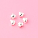 #5  Heart: 3.5*3.2*2.6mm  Hole：1.1mm  0.1g