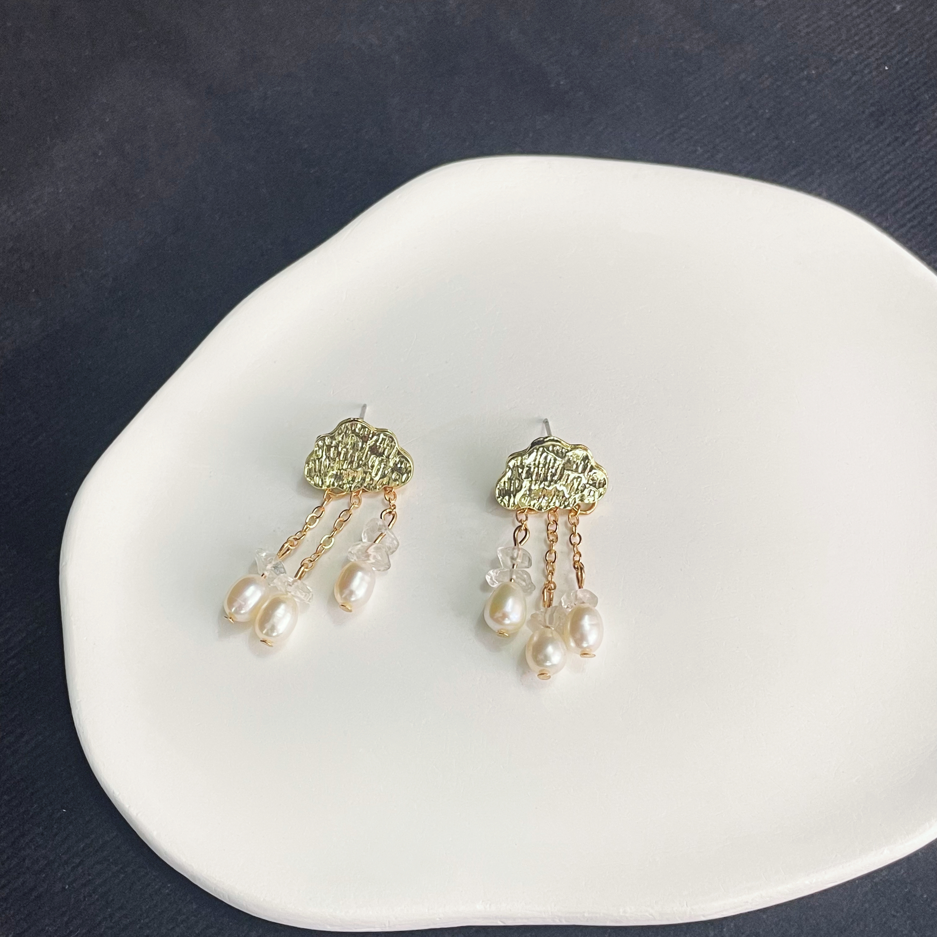 Rain Cloud Earrings 