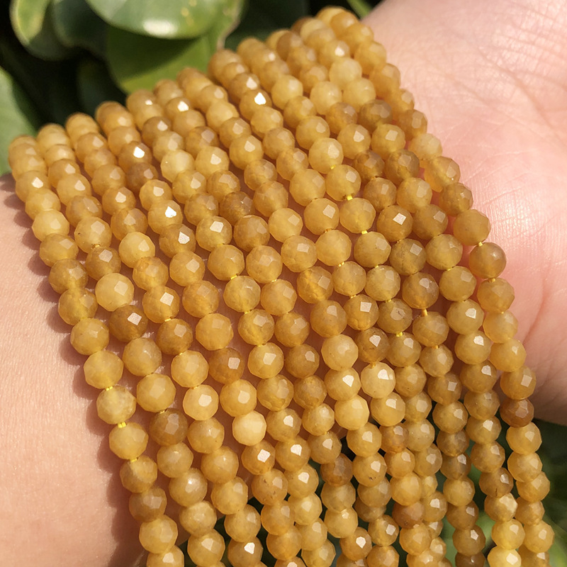 Natural Gemstone 2mm 3mm 4mm Faced Beads Strand