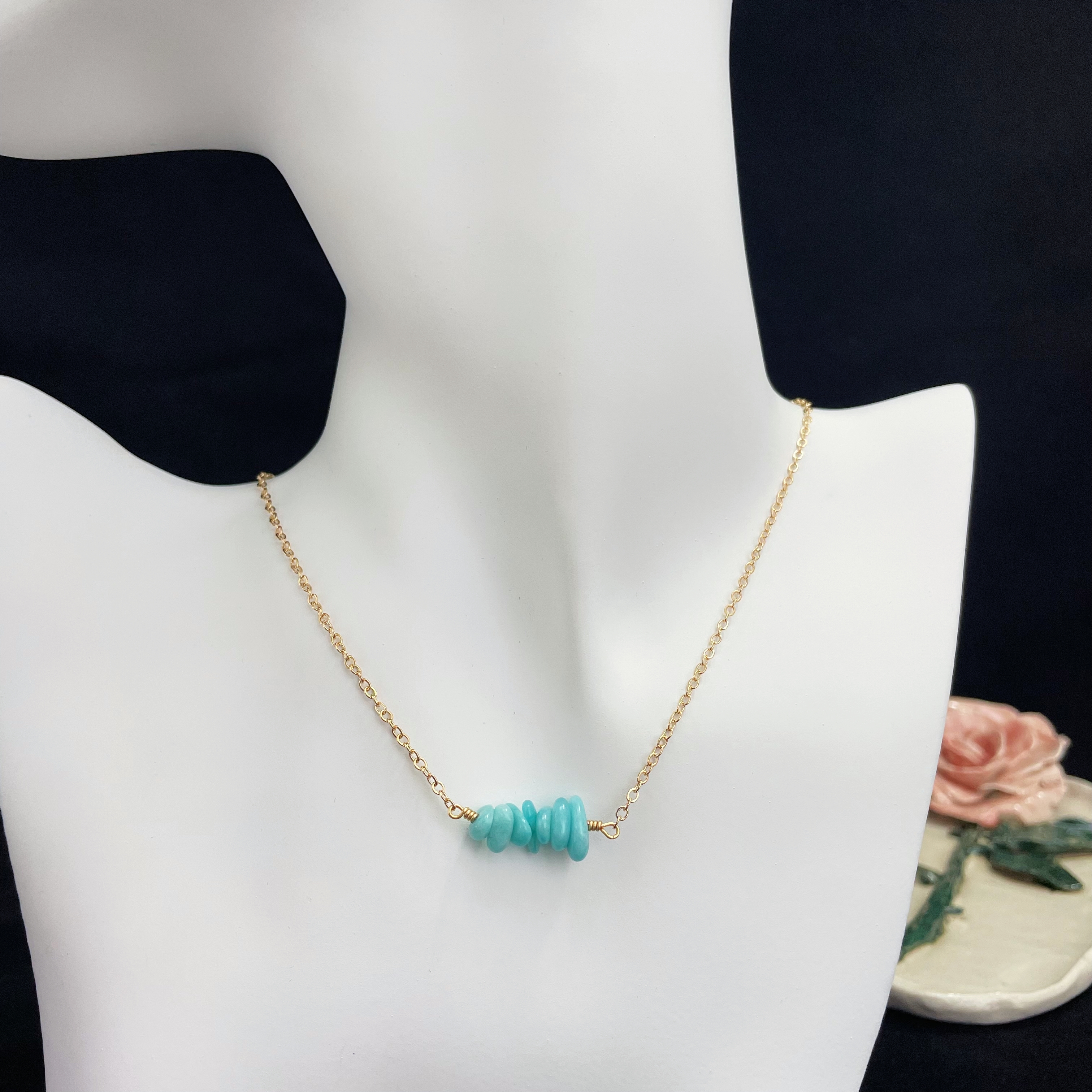 Minimalist Gemstones Necklace