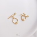 #9 Tulip 14k gold 10x14mm