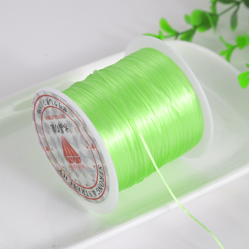 Colors Elastic Flat Multi-strand Crystal String for Jewelry Making