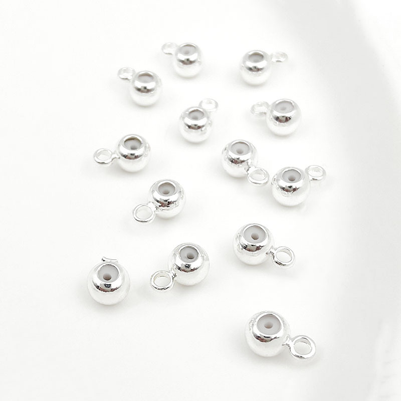 Stopper Beads Silicone Slider Beads 3mm 4mm 5mm