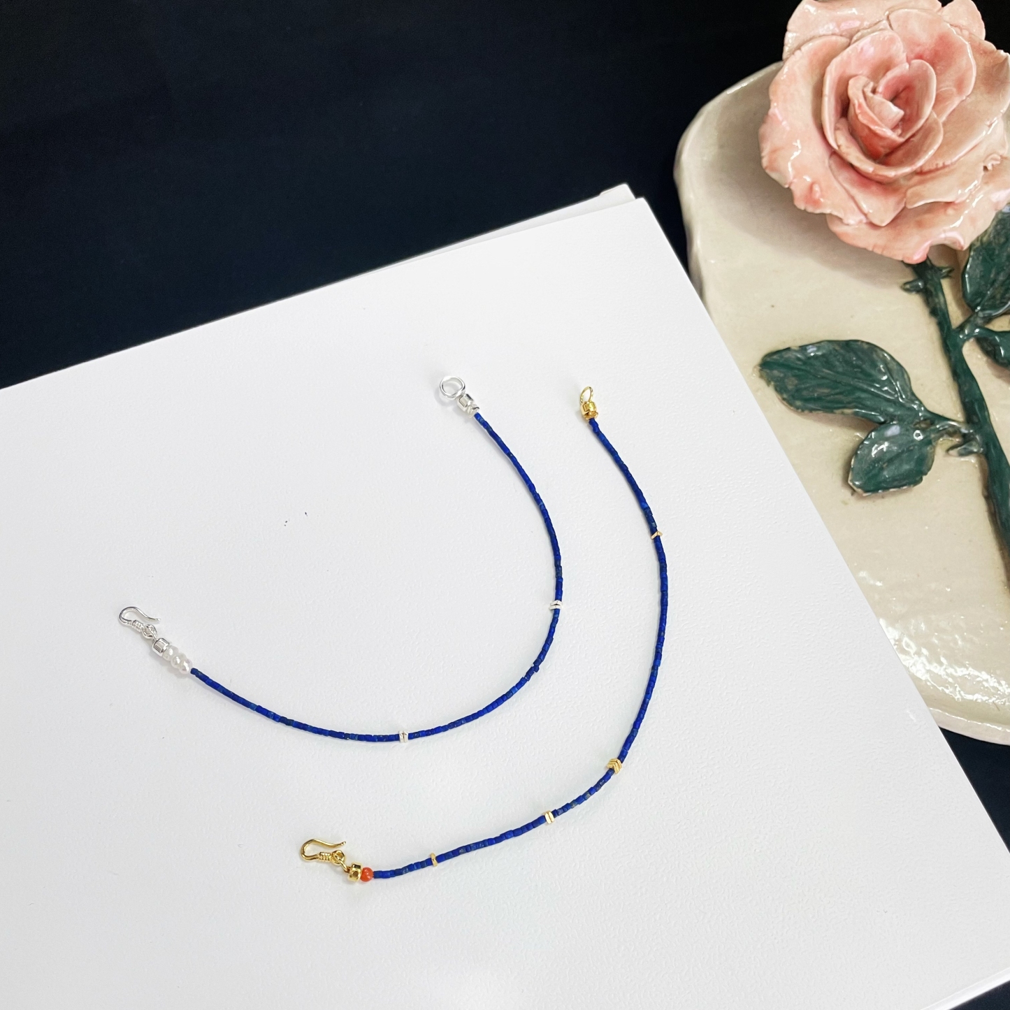 Super Thin 1mm Lapis Lazuli Bracelet