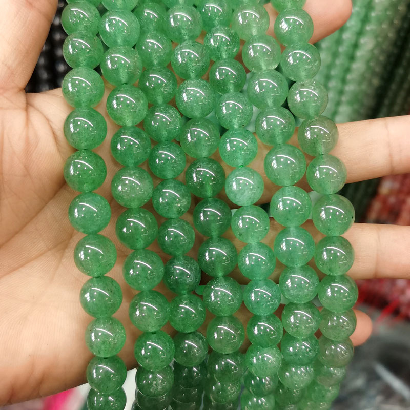 Natural Gemstone 4-12mm Round Beads Strand