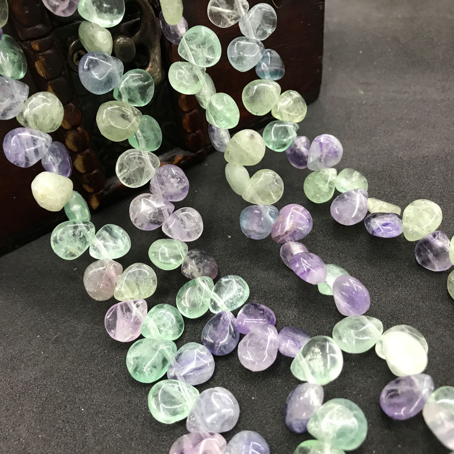 10*12mm Natural Gemstone Waterdrop Shaped Beads Strand