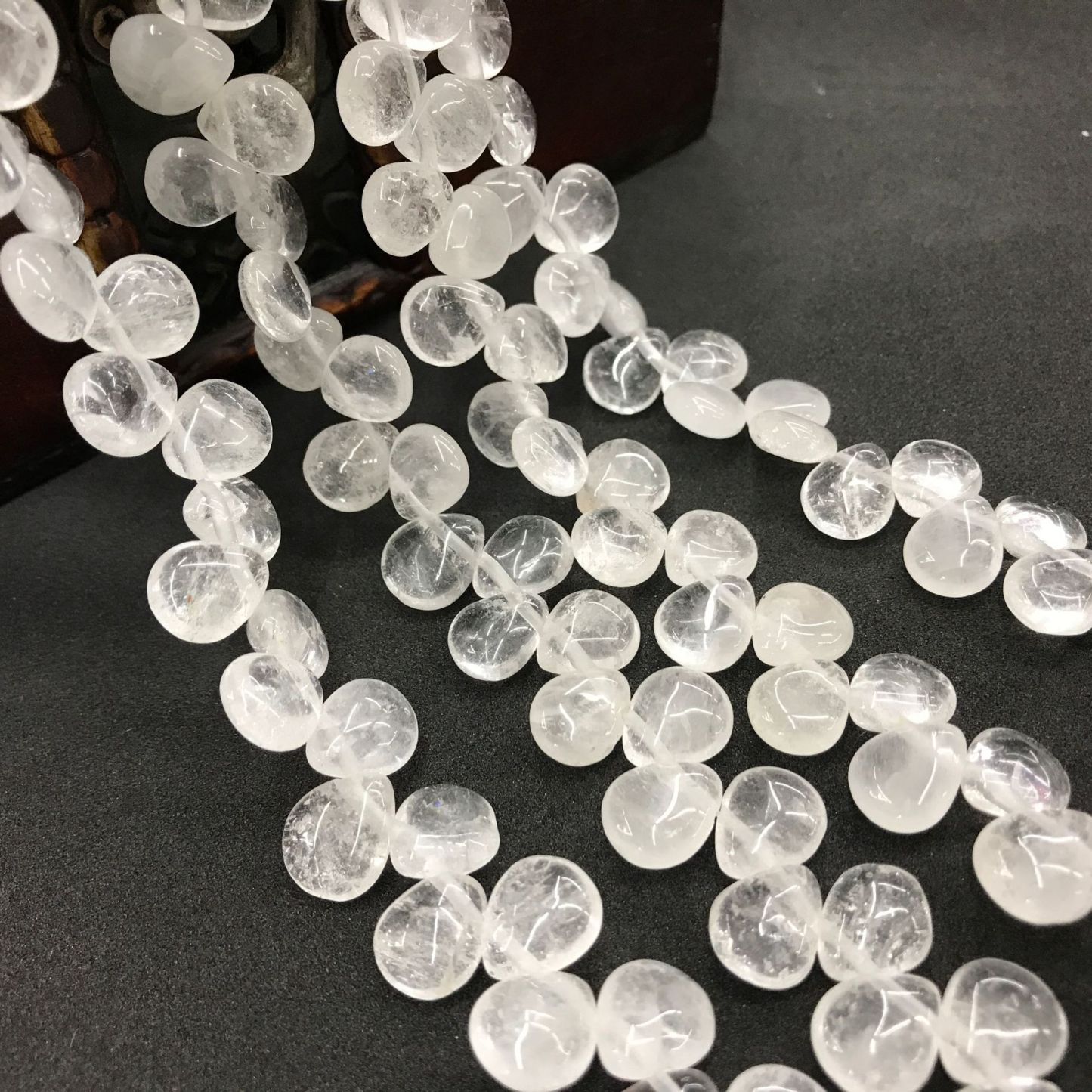 10*12mm Natural Gemstone Waterdrop Shaped Beads Strand