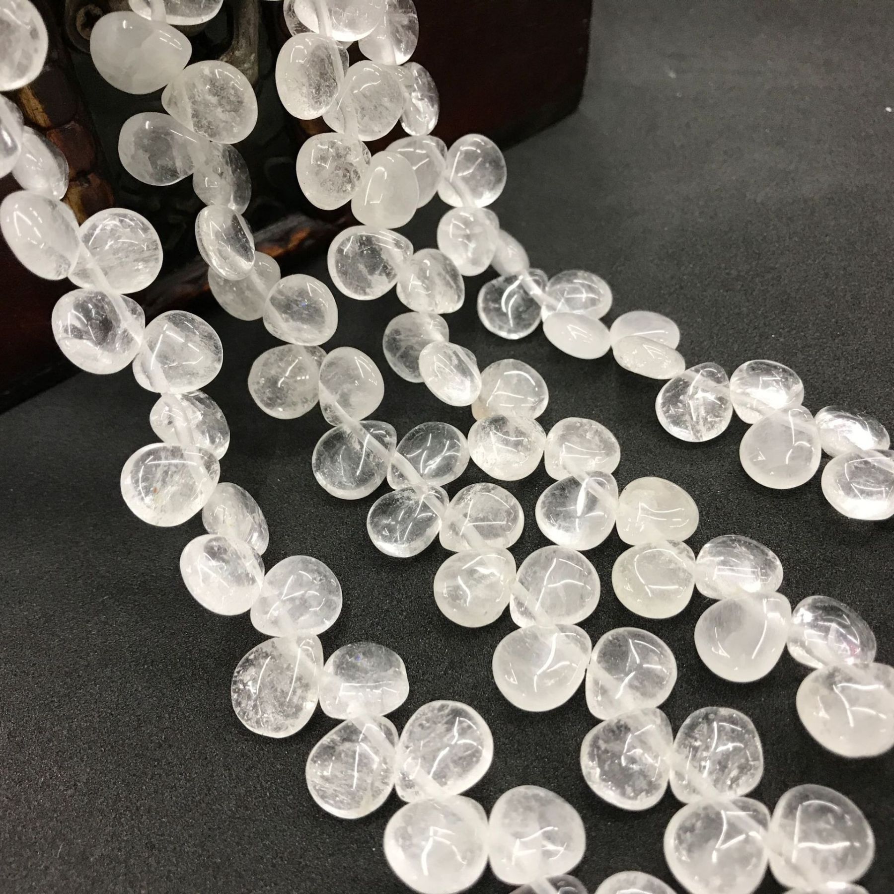 10*12mm Natural Gemstone Waterdrop Shaped Beads Strand