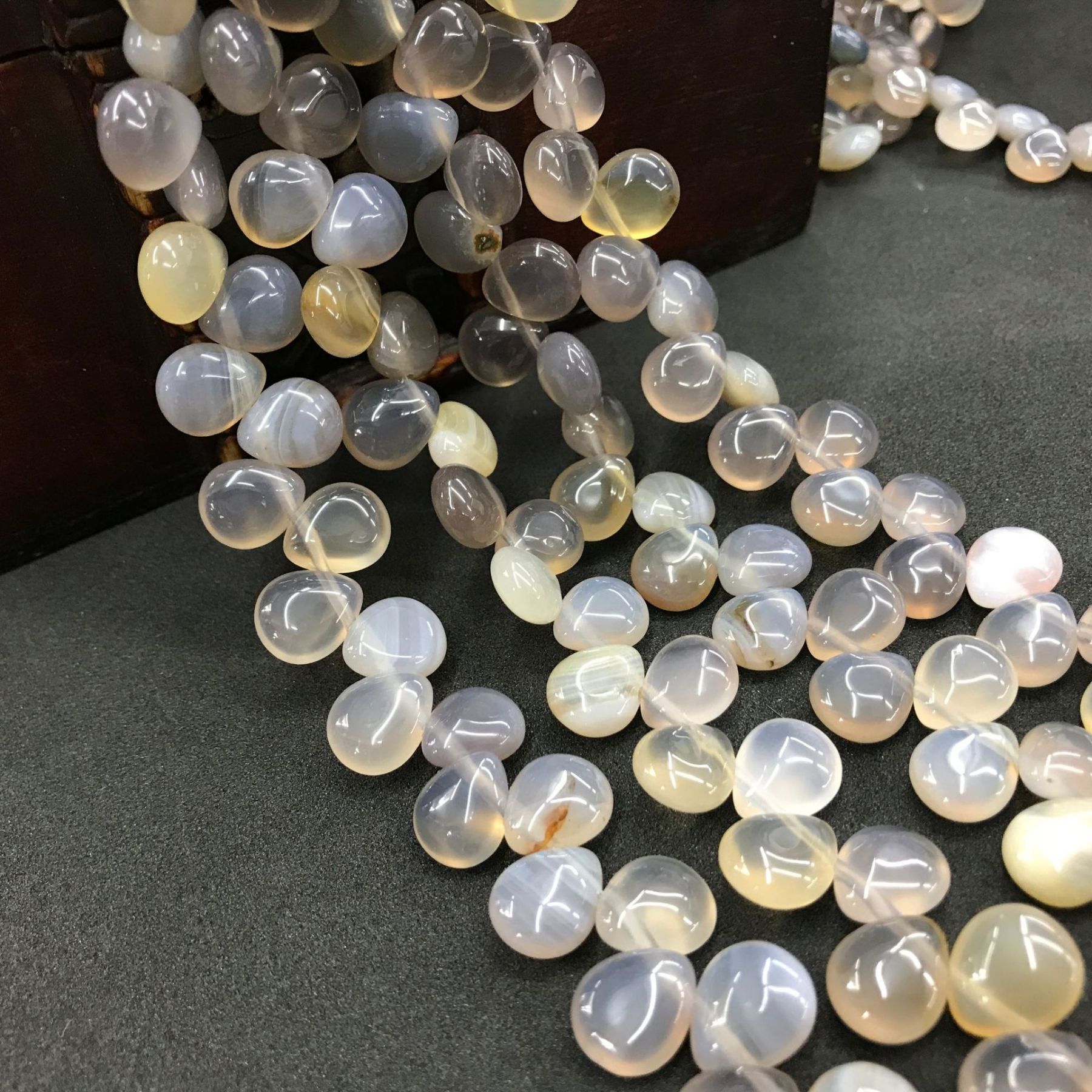 10*12mm Natural Gemstone Waterdrop Shaped Beads Strand