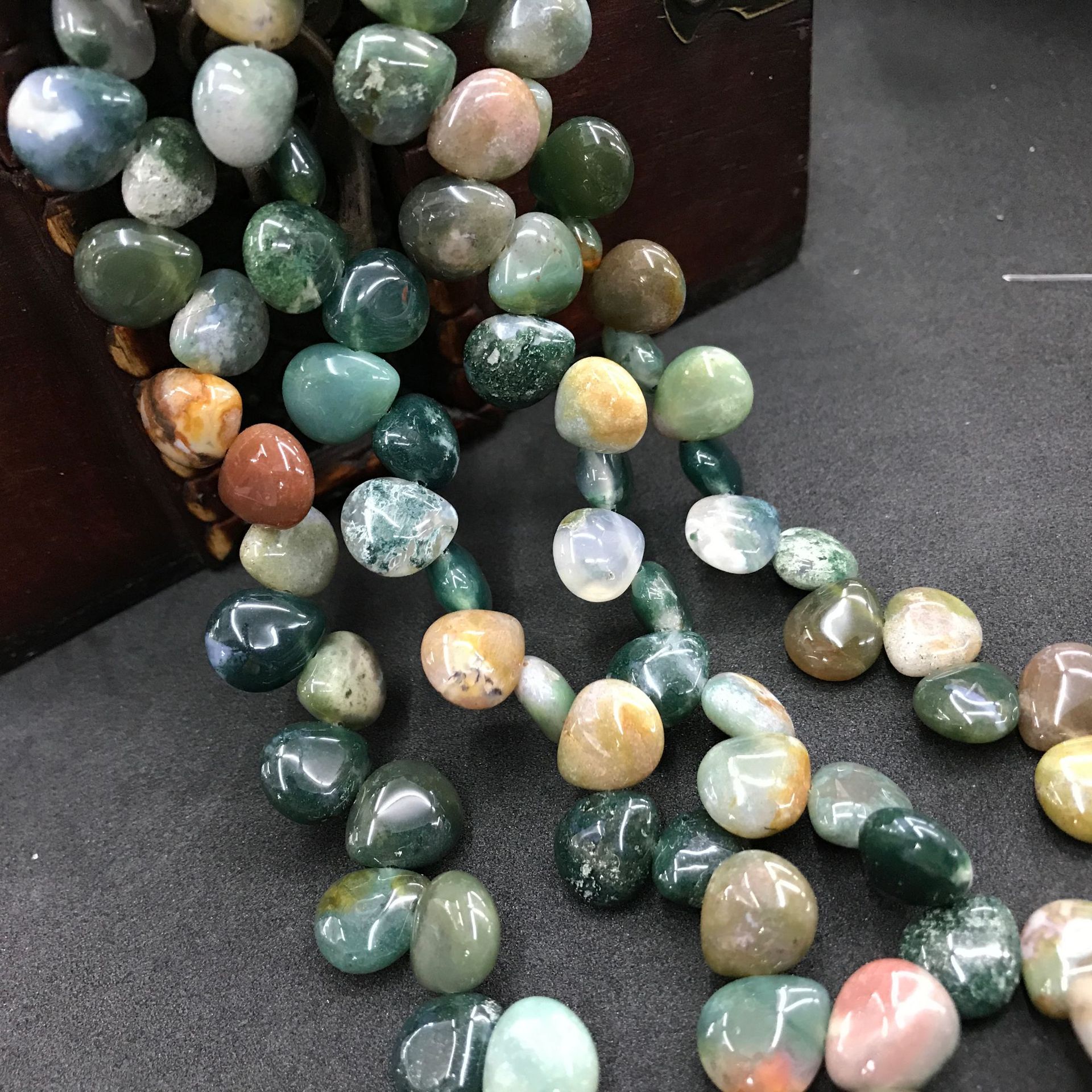 10*12mm Natural Gemstone Waterdrop Shaped Beads Strand