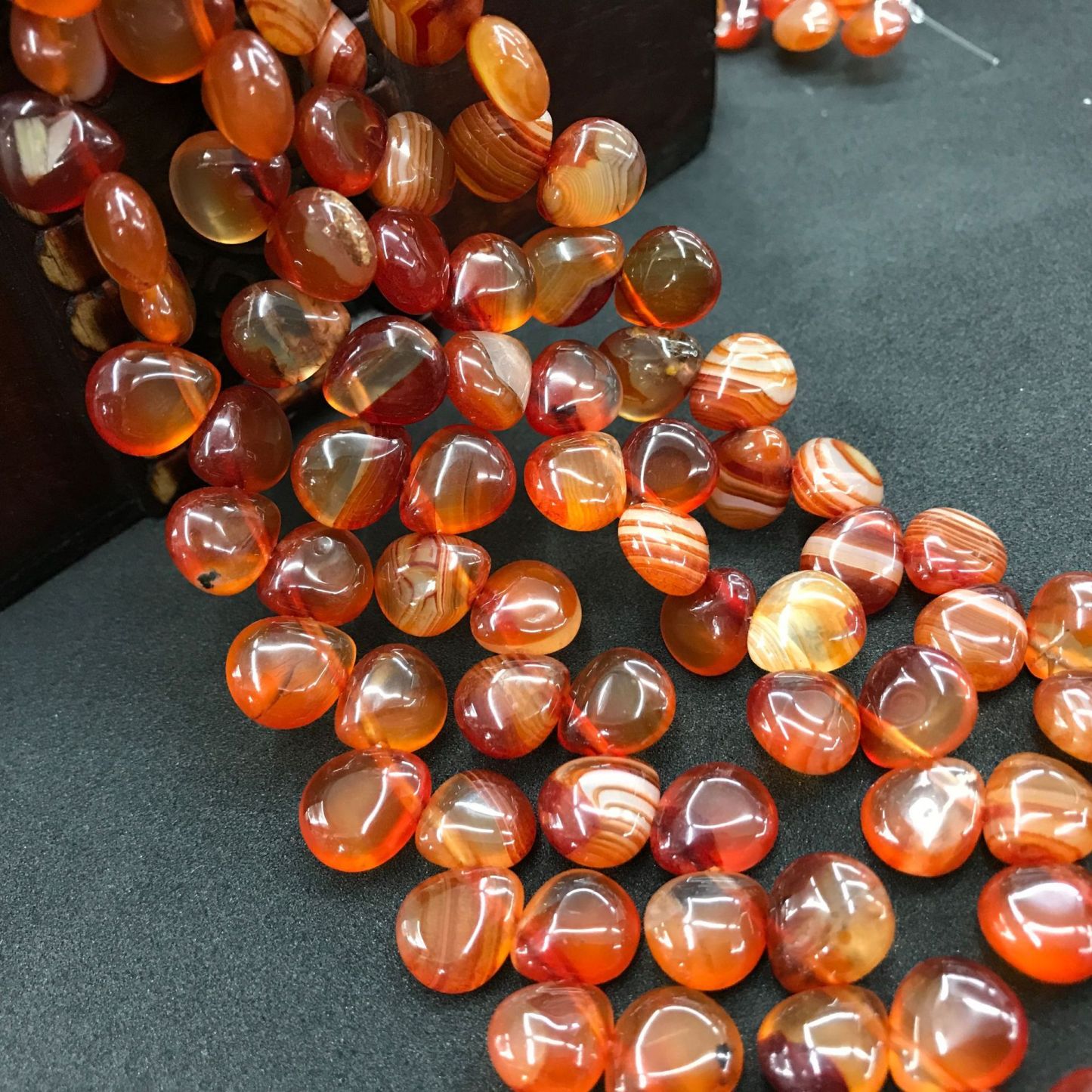 10*12mm Natural Gemstone Waterdrop Shaped Beads Strand