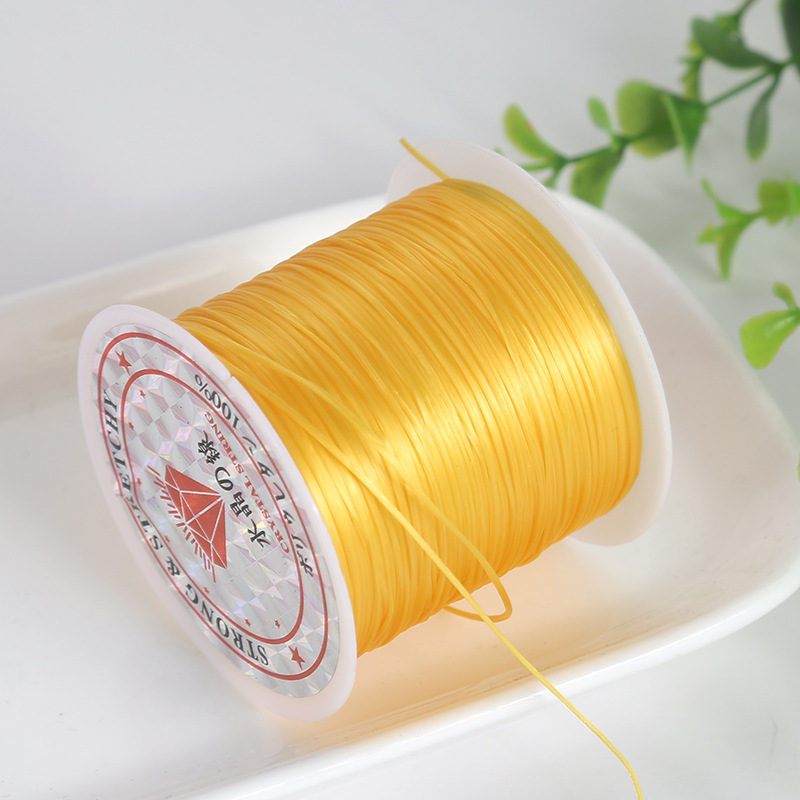 Colors Elastic Flat Multi-strand Crystal String for Jewelry Making