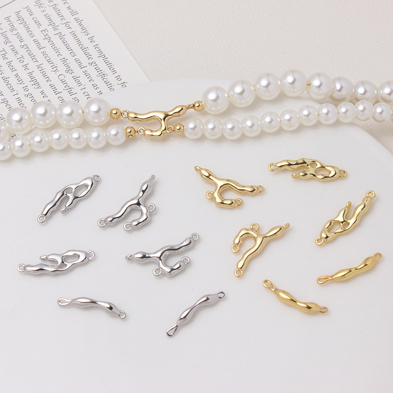 Muti-Hanging-Rings Irregular Branch Connector Accessory