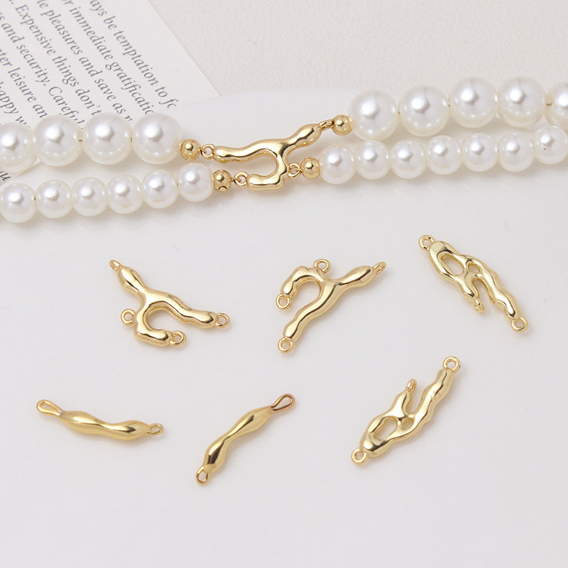 Muti-Hanging-Rings Irregular Branch Connector Accessory