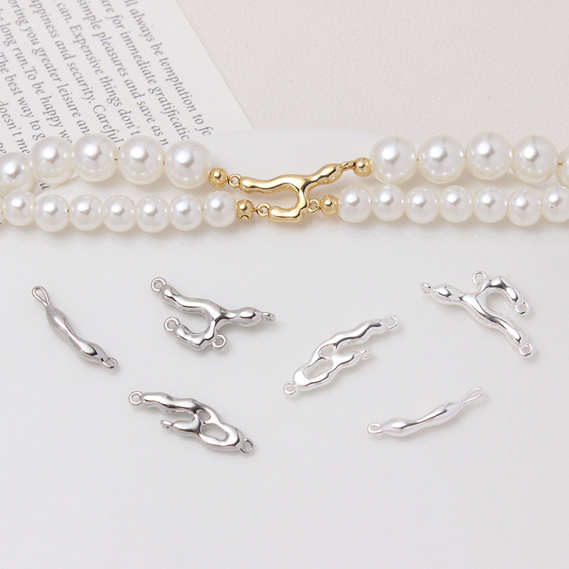 Muti-Hanging-Rings Irregular Branch Connector Accessory