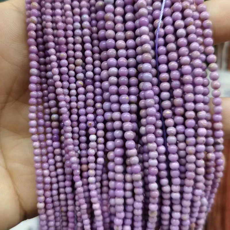 2mm 3mm Mini Natural Gemstone Round Beads Strand